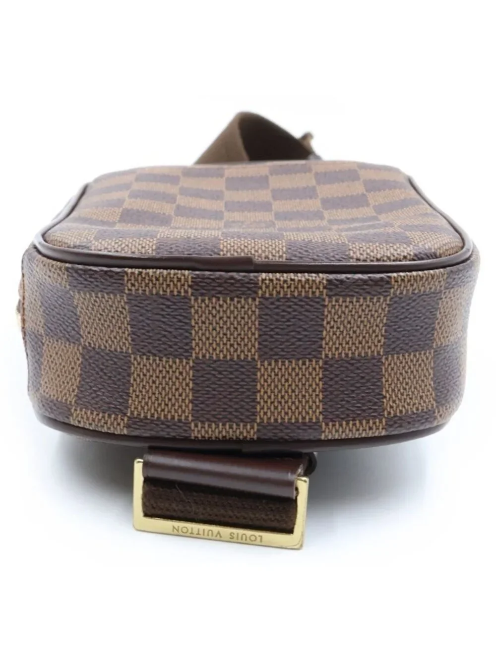 Louis Vuitton Damier Pochette Gange Leather Body Shoulder Bag Brown